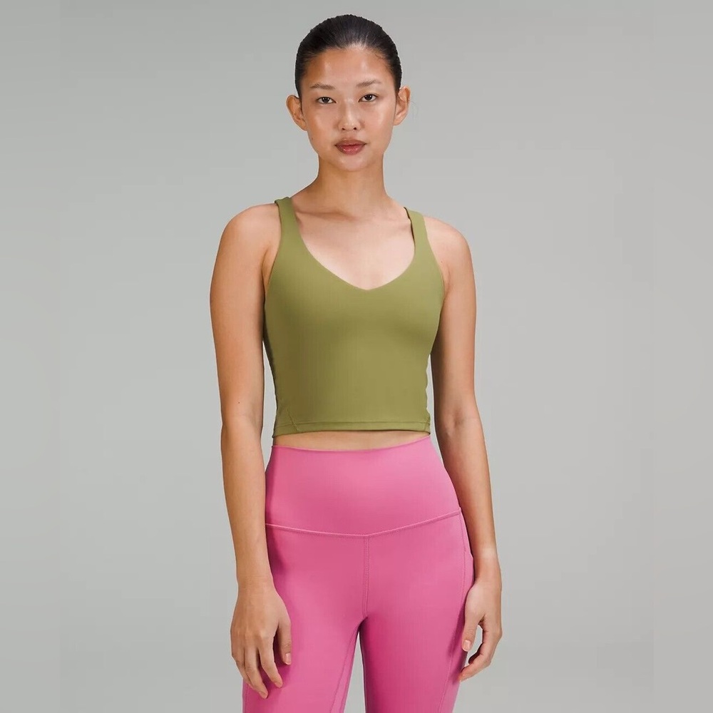Lululemon Align Tank Top Bronze Green size 6